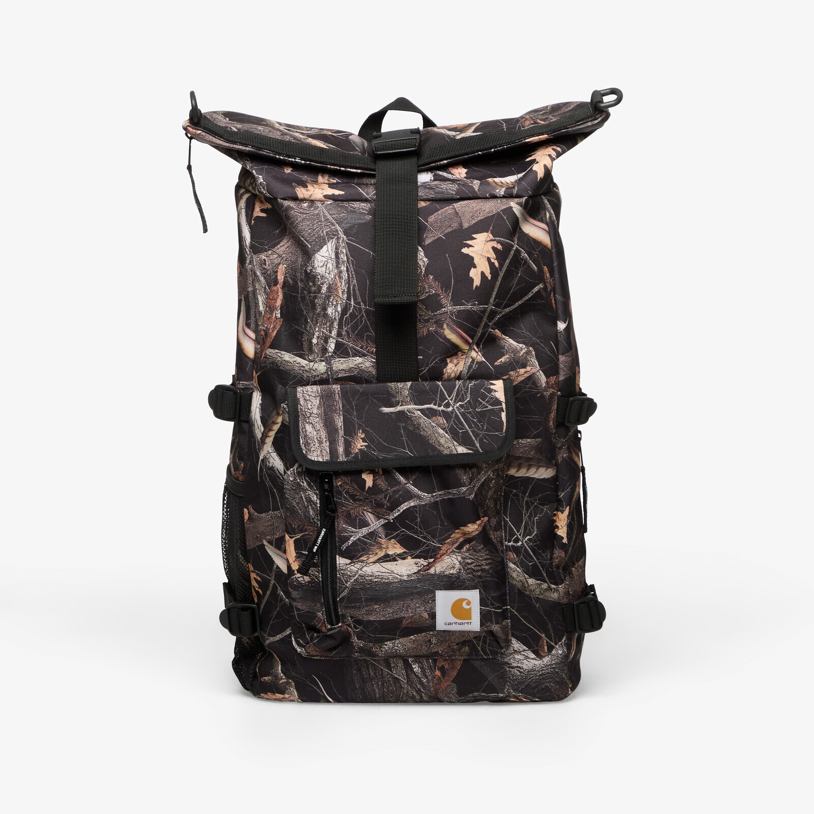 Carhartt WIP Philis Backpack Camo Feather Tree, Black 21,5 l