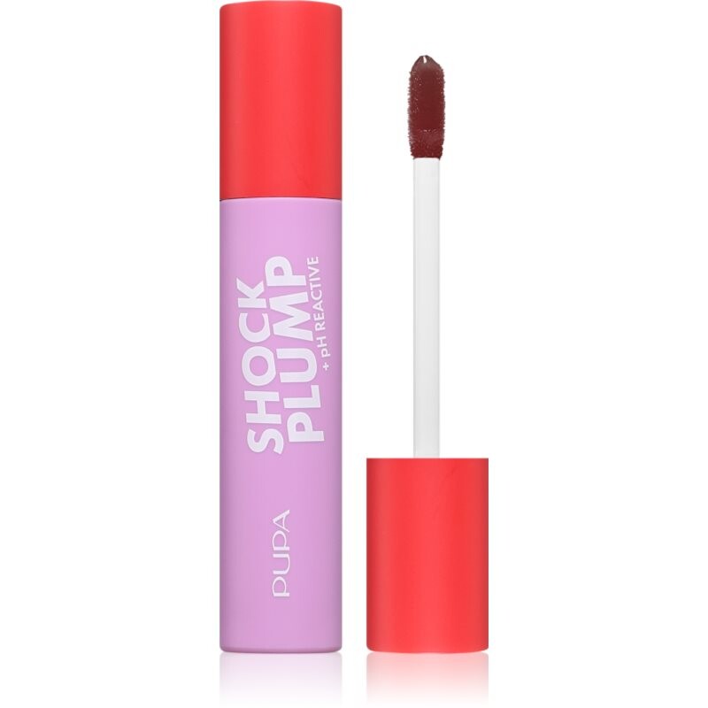 PUPA Milano Shock Plump Lip Gloss plumping lip gloss shade 004 Cherry Cola 5 ml