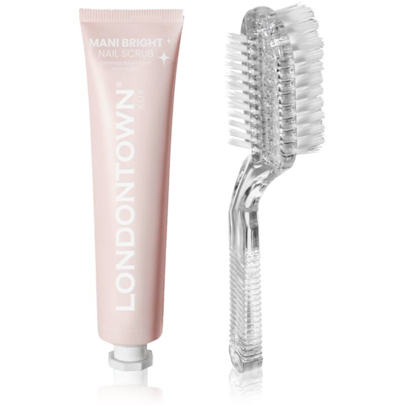 LONDONTOWN Kur Mani Bright exfoliator for nails with brush 45 ml