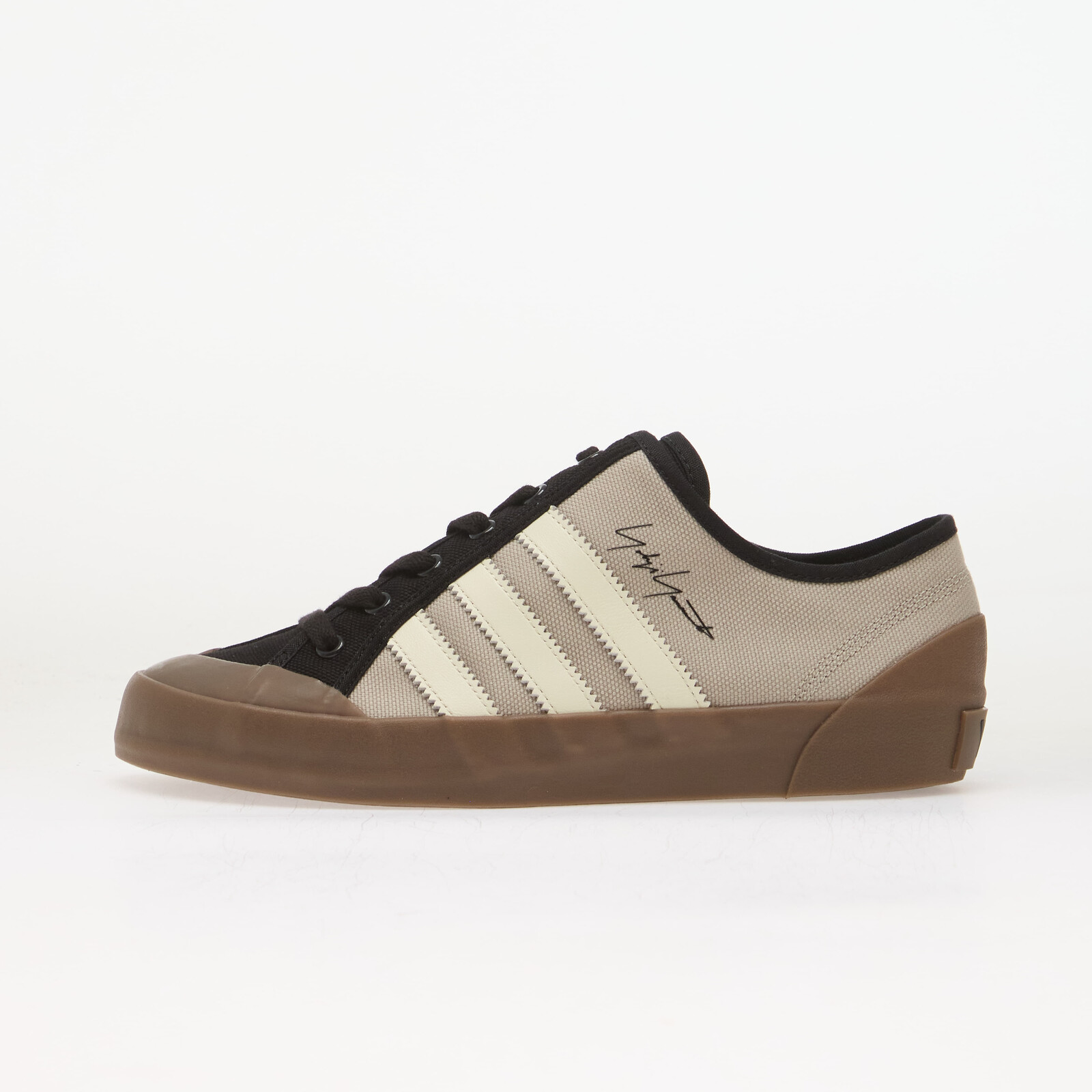 Sneakers Y-3 Nisi LO Light Brown/ Black/ Off White UK 6.5