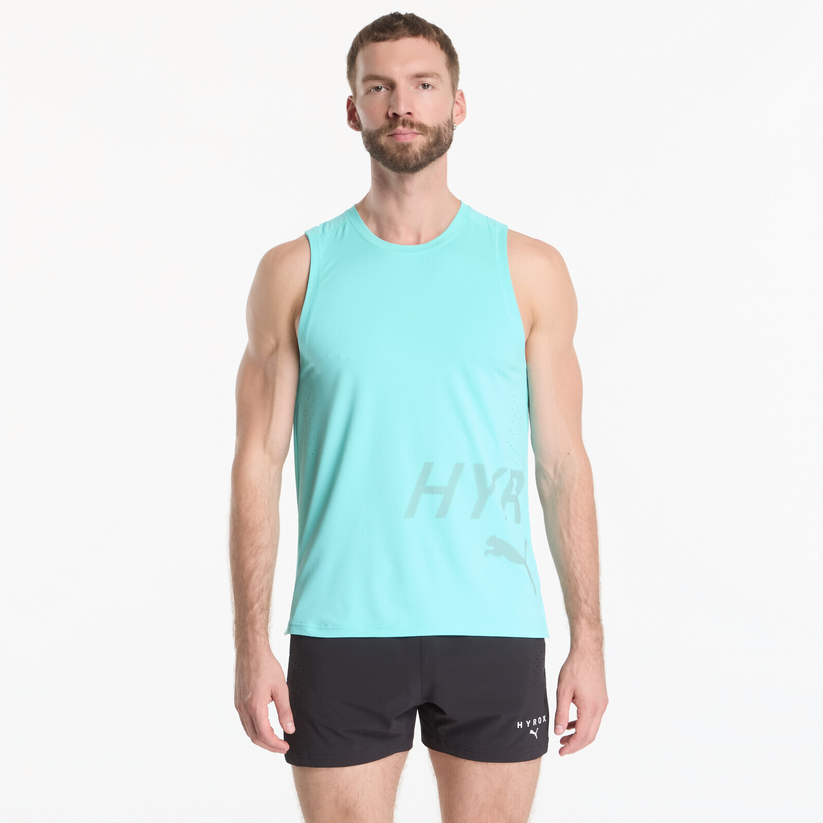 Tank top Puma x Hyrox M Pwrmode Training Tank Intense Mint M