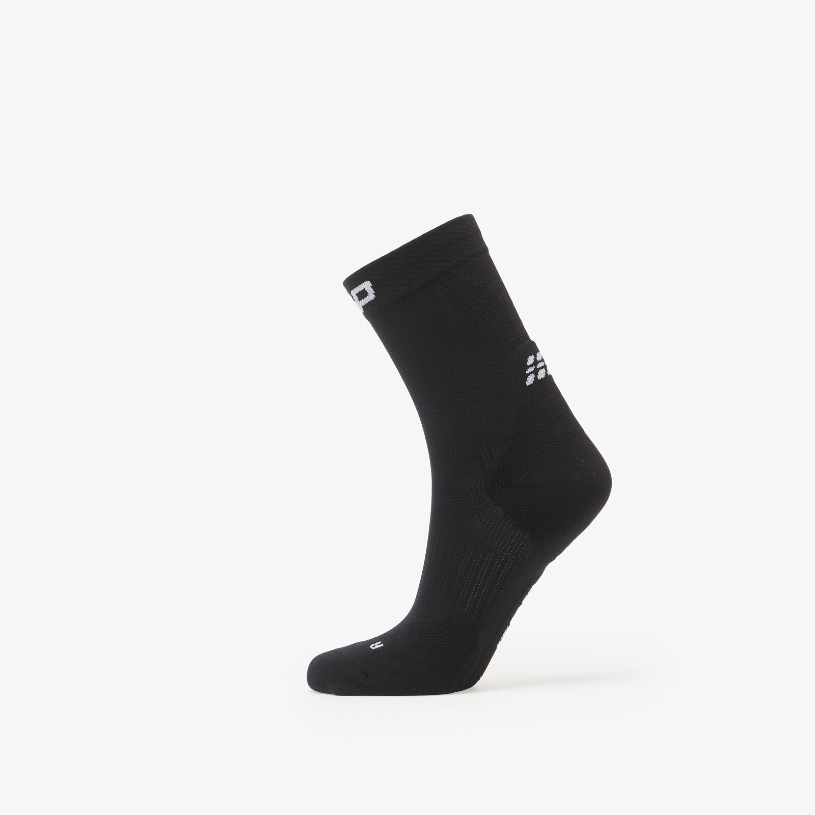 CEP Women's Core Run Mid Cut Compression Socks 5.0 1-Pack Black S