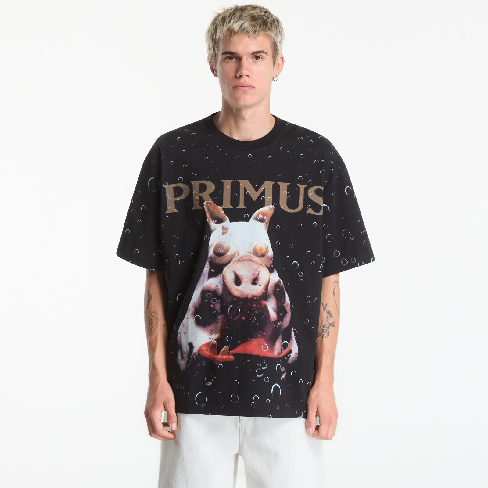 T-shirt PLEASURES Pork Soda T-Shirt Black S