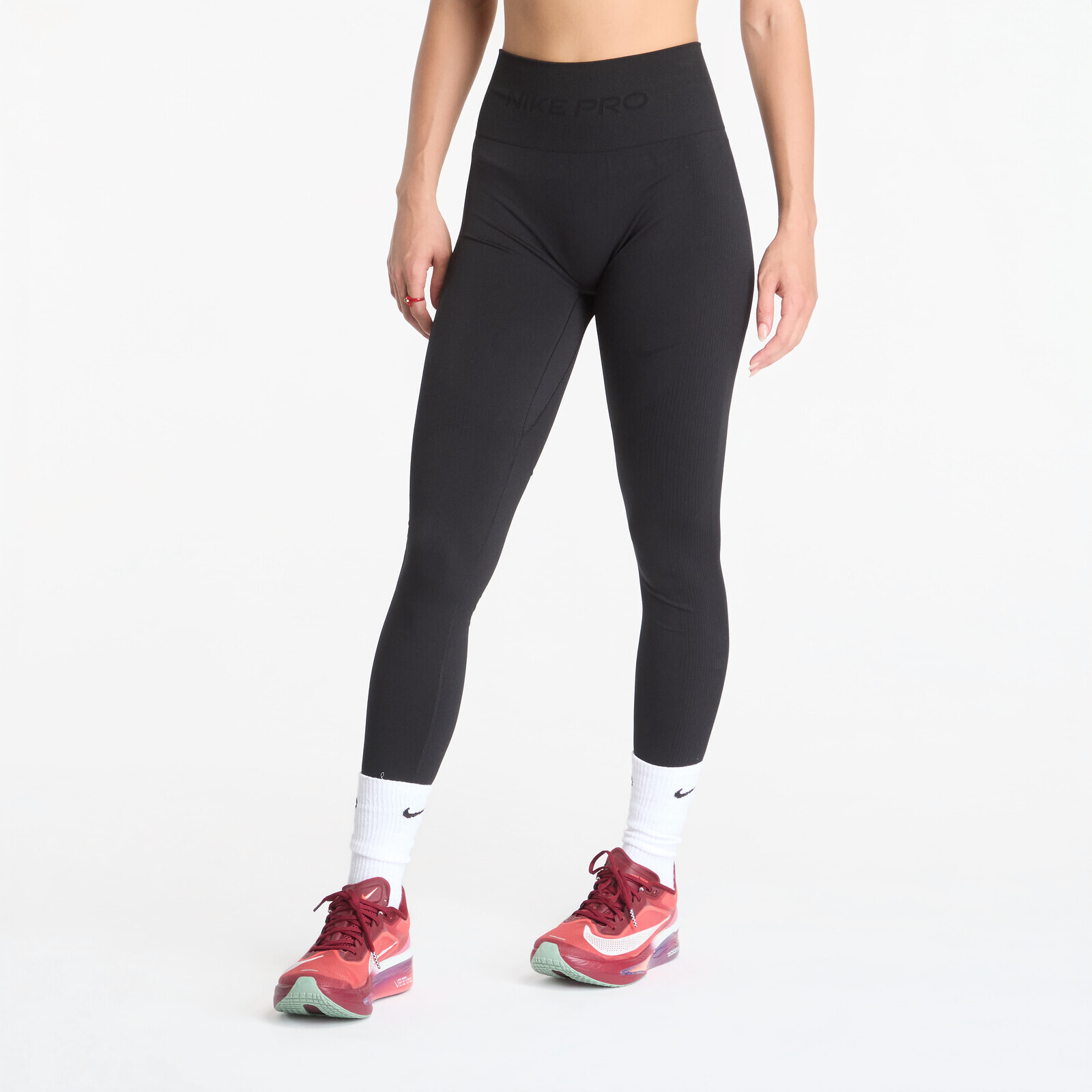 Pants Nike Pro Seamless Women's High-Waisted 7/8 Leggings Black S