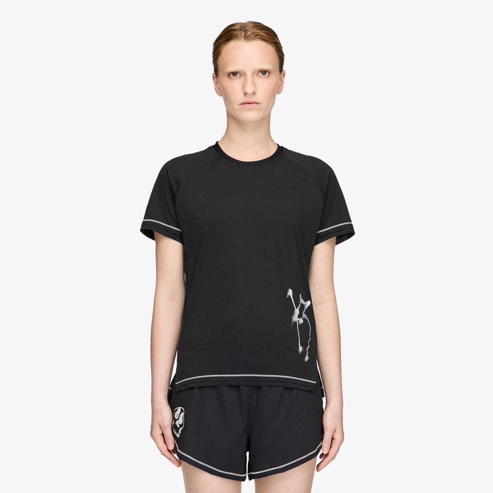 Shirt Y-3 x Chito Graphic Running Short Sleeve Tee Black L
