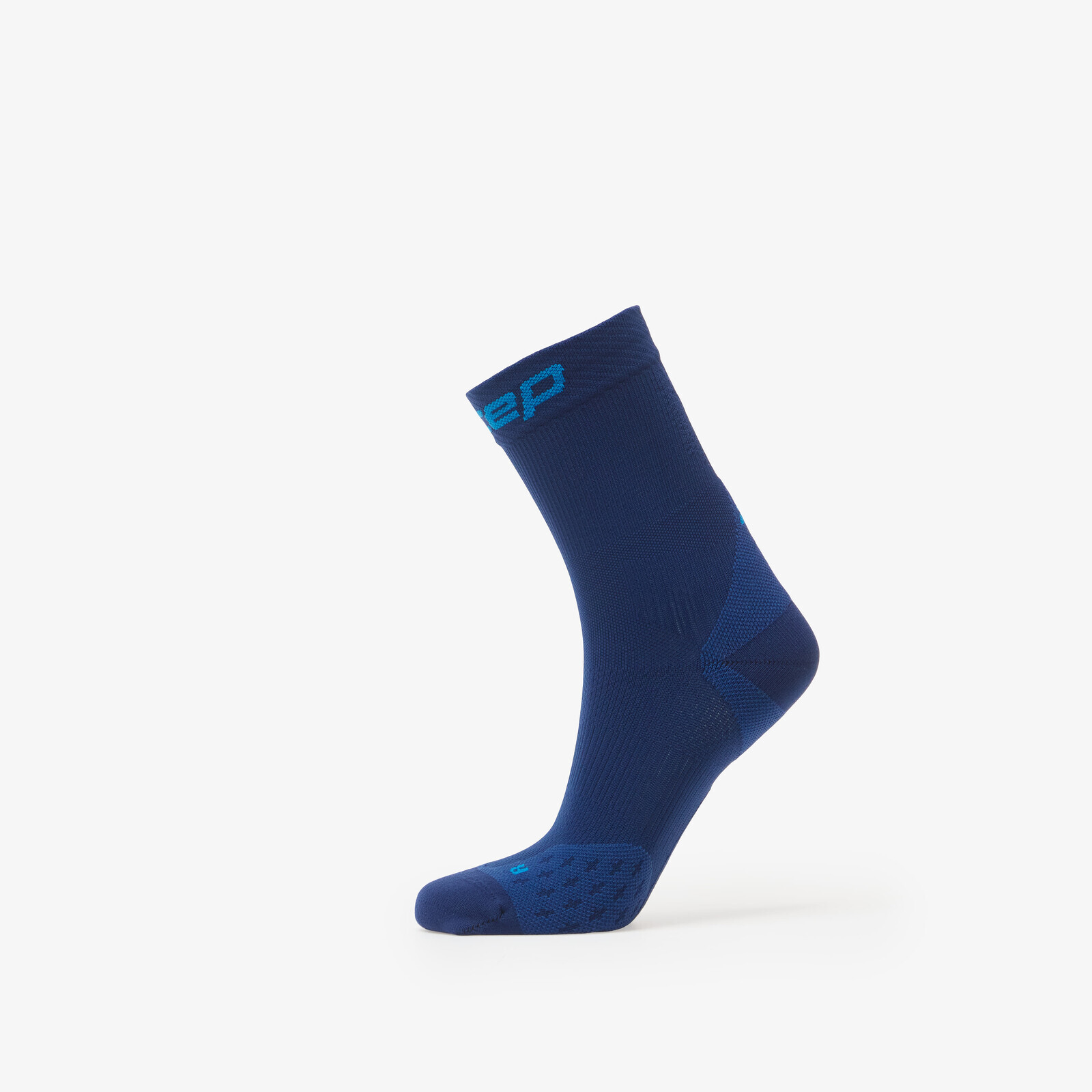 CEP Men's Core Run Mid Cut Compression Socks 5.0 1-Pack Dark Blue XL