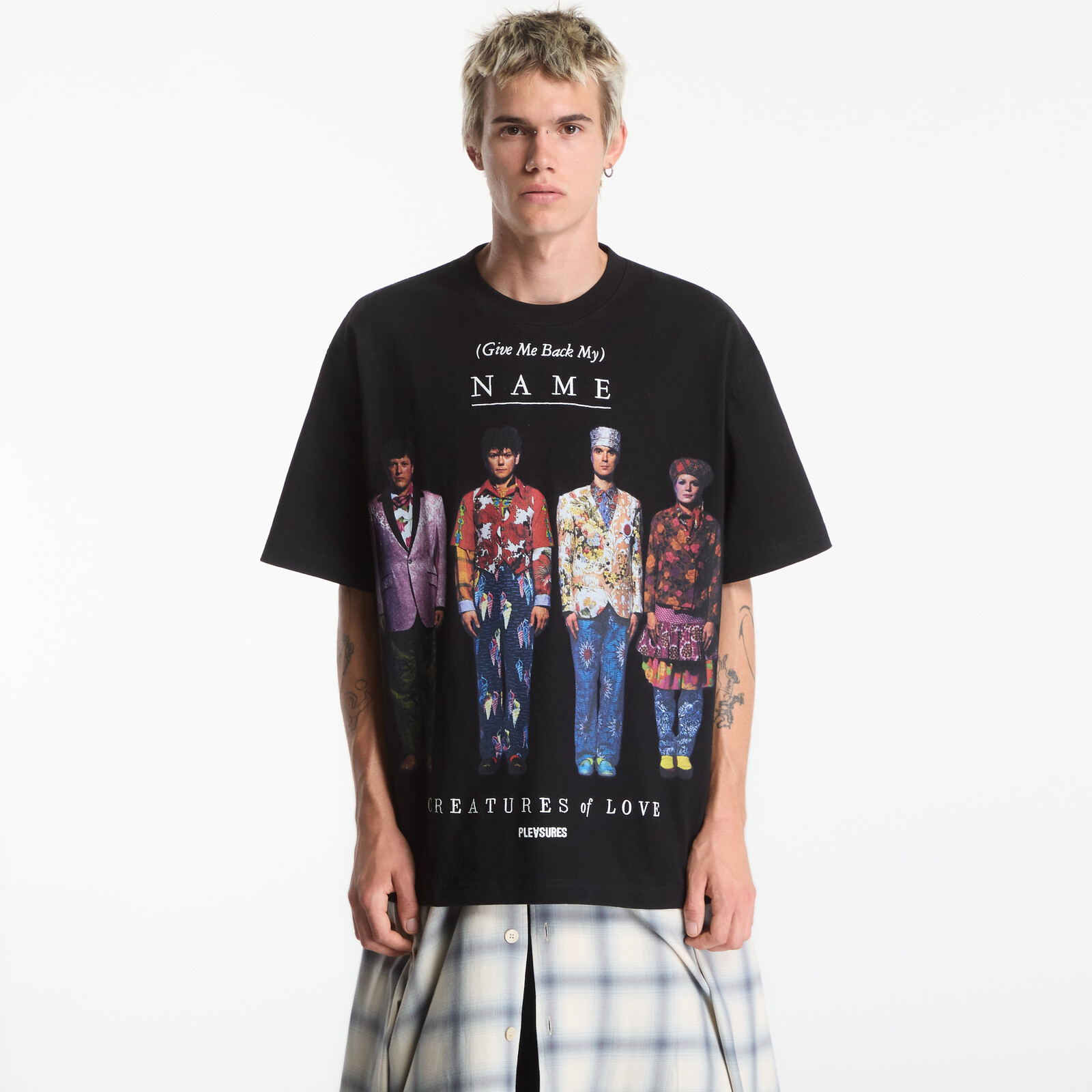 T-shirt PLEASURES Creatures Heavyweight Shirt Black M