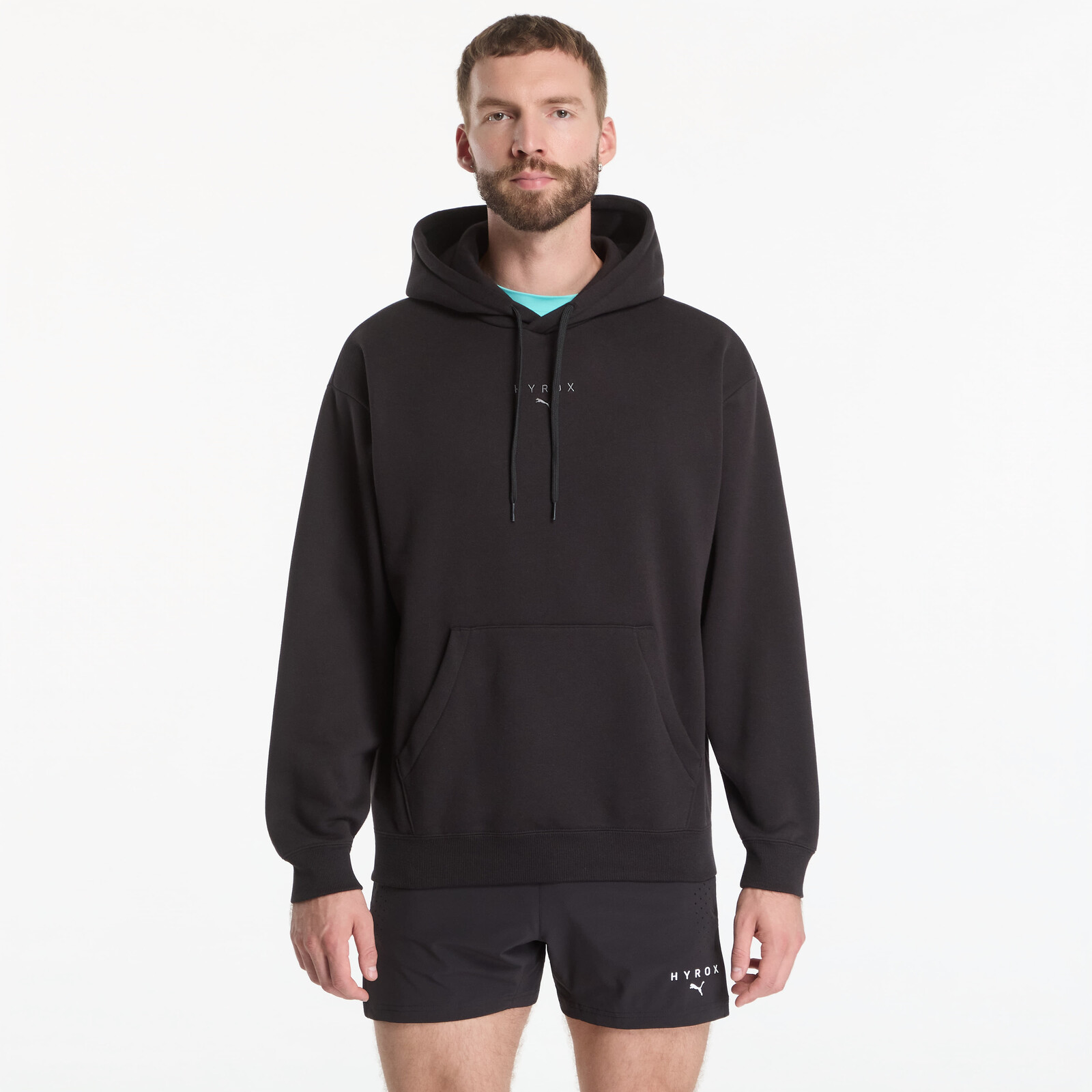 Sweatshirt Puma M Puma X Hyrox Heavyweight Hoodie Puma Black XL