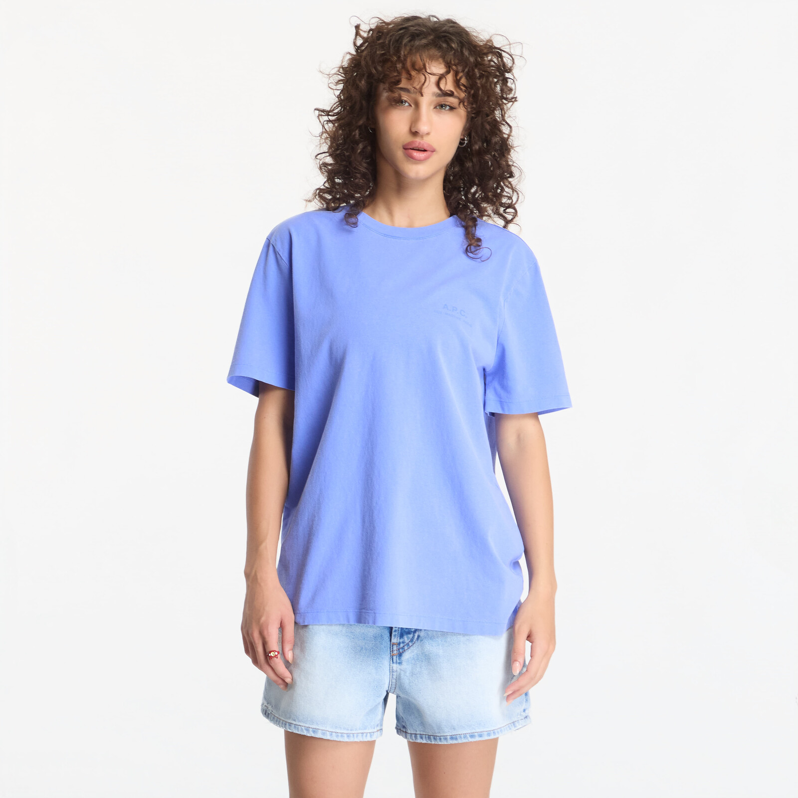 T-shirt A.P.C. T-Shirt Gabby UNISEX Blueberry XL
