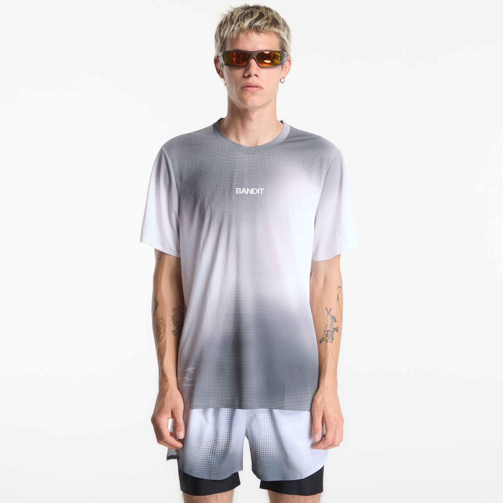 T-shirt BANDIT Men's Specter™ Performance Tee with Flopack™ Slate Multi M