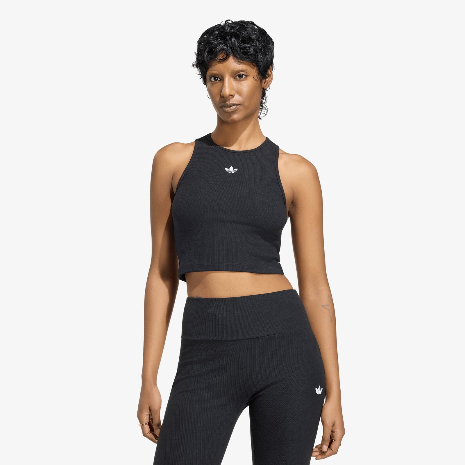 Tank top adidas Essentials Rib Tank Top Black S