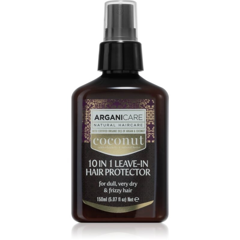 Arganicare Coconut 10 in 1 Leave-In Hair Protector strengthening leave-in care for dry hair 150 ml