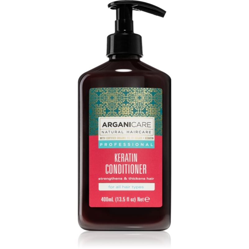 Arganicare Keratin Conditioner conditioner for chemically treated, bleached or damaged hair 400 ml
