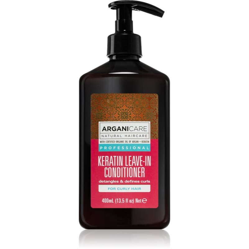 Arganicare Keratin Leave-In Conditioner leave-in conditioner for curly hair 400 ml