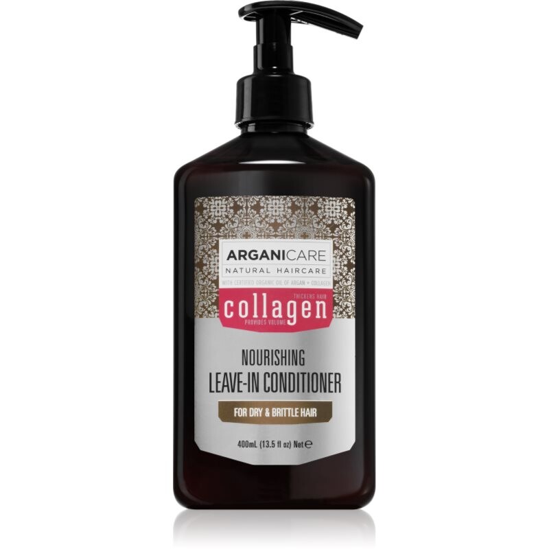 Arganicare Collagen Nourishing Leave-In Conditioner leave-in conditioner for fragile hair 400 ml