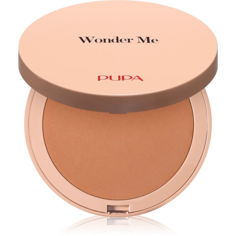 PUPA Milano Wonder Me Bronzer compact bronzing powder for flawless skin shade 004 - Dark Warm 7.5 g