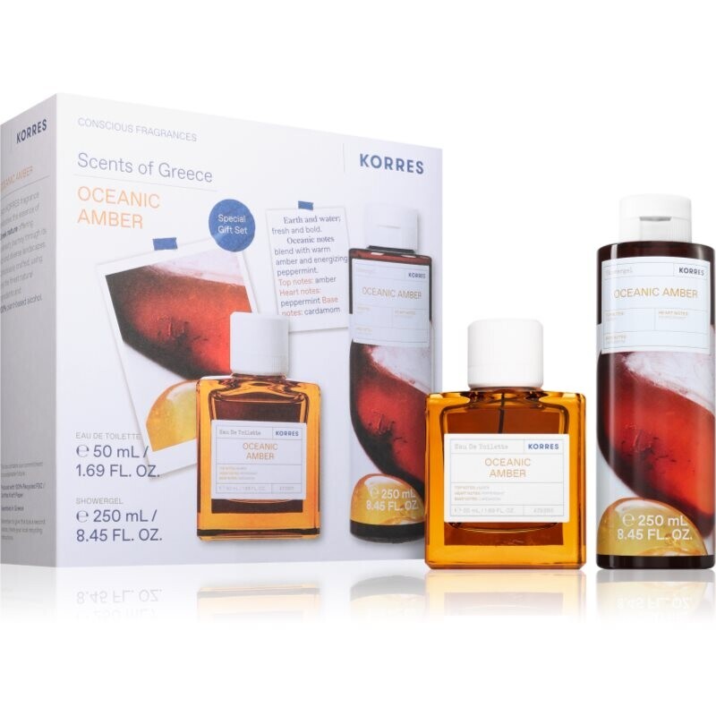 Korres Oceanic Amber gift set for men