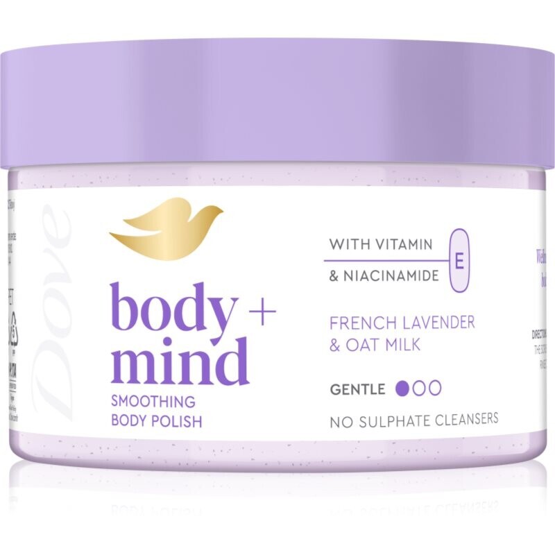 Dove French Lavender & Oat Milk body scrub 295 ml