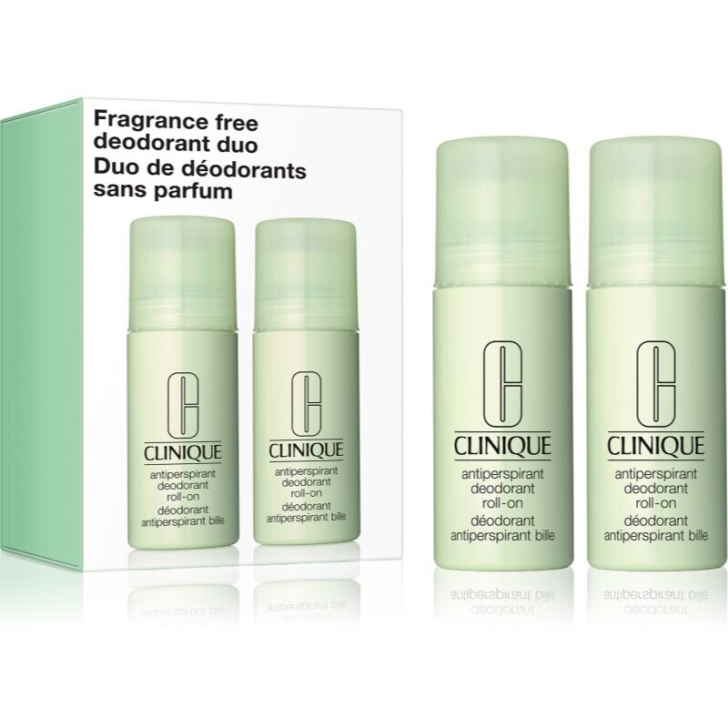 Clinique Fragrance Free Deodorant Duo roll-on deodorant