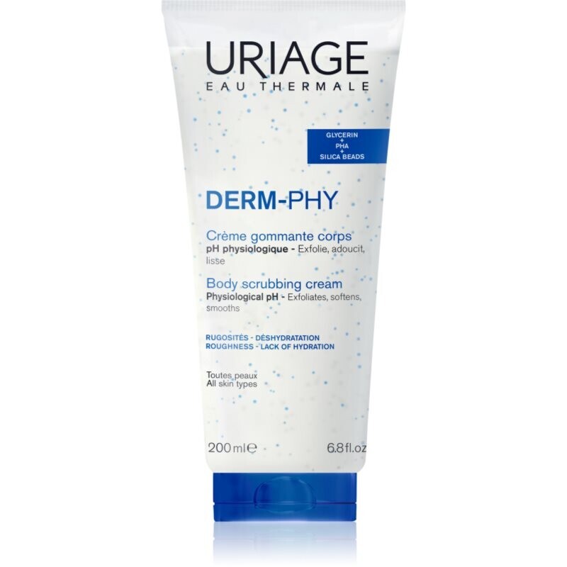 Uriage DERM-PHY Body Scrubbing Cream nourishing body scrub 200 ml
