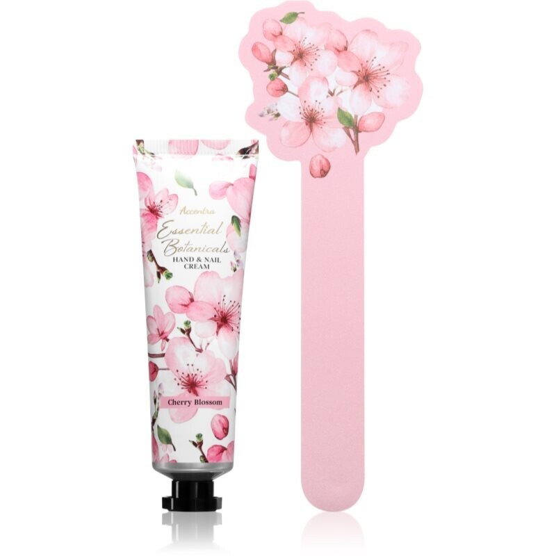 Accentra Essential Botanicals Hand & Nail Cream gift set for hands and nails 3 pc