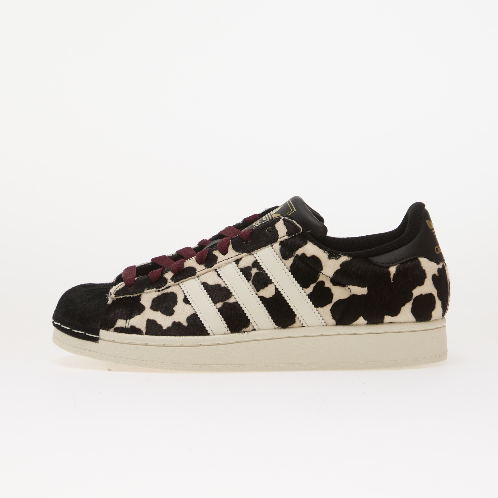 Sneakers adidas Superstar II Core Black/ Off White/ Maroon UK 6.5