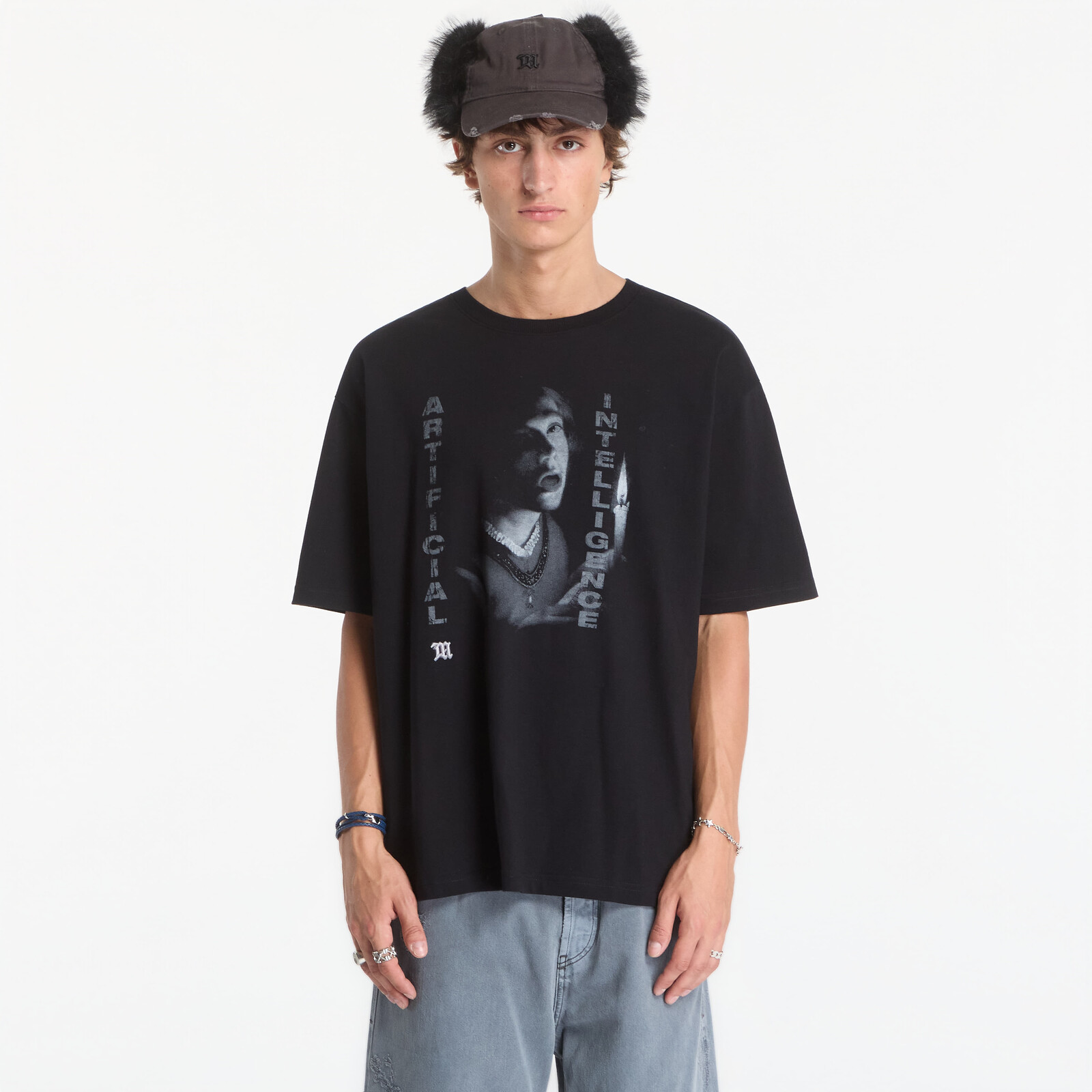 T-shirt MISBHV M B H Artificial Intelligence T-Shirt UNISEX Black XXL