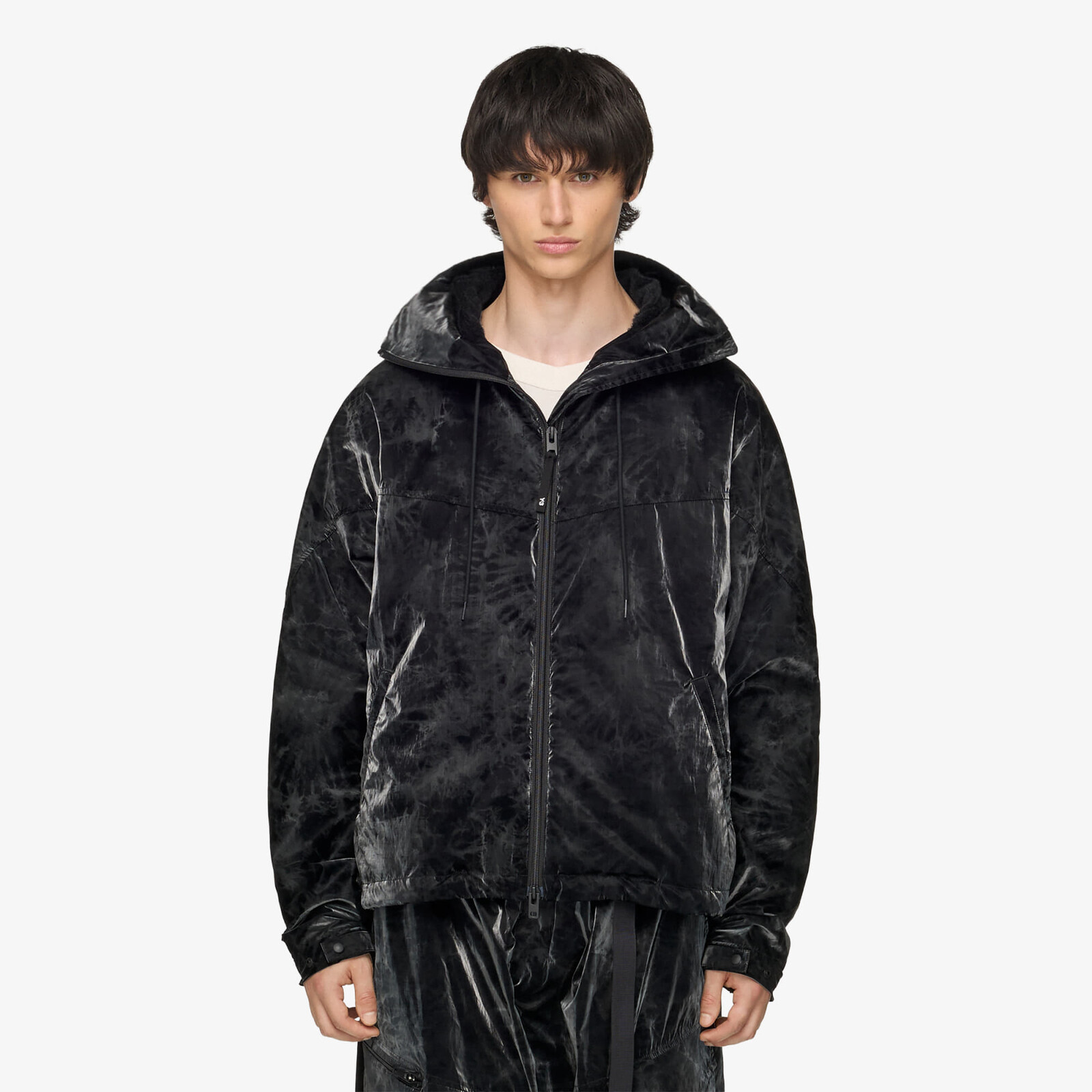 Jacket Y-3 Marble Nylon Windbreaker Black S