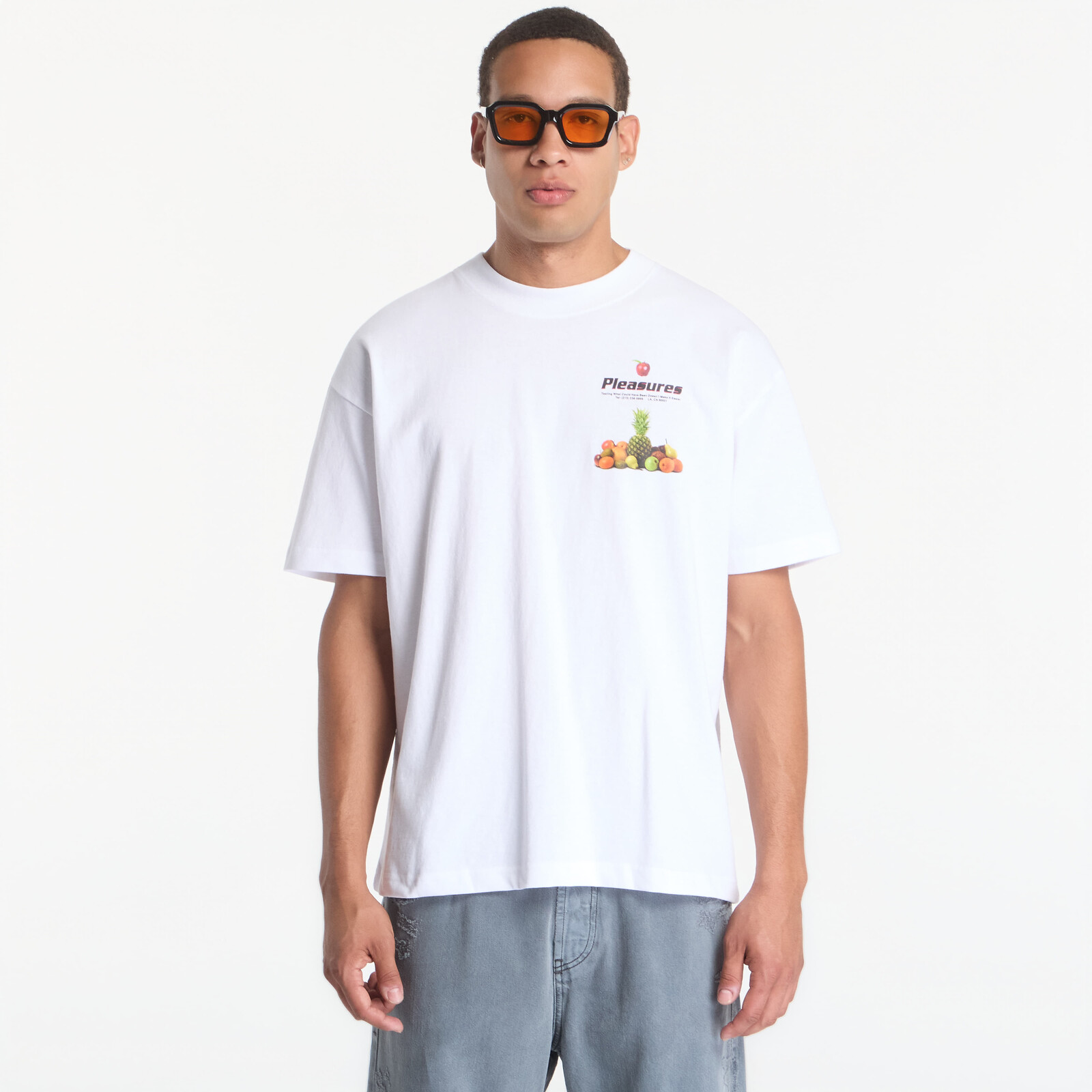 T-shirt PLEASURES Delivery T-Shirt White S