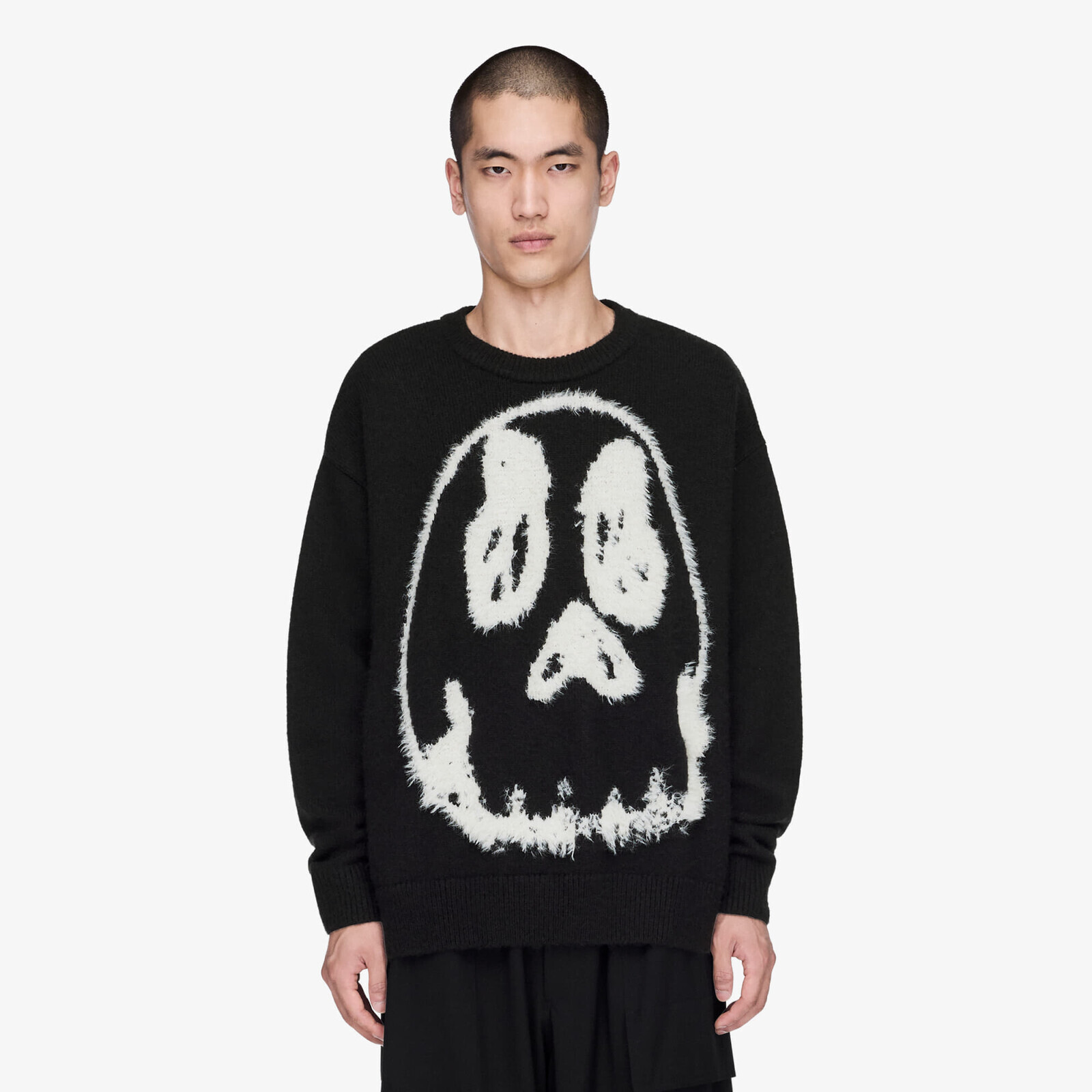 Sweater Y-3 Chito Graphic Knitted Sweater UNISEX Black XL