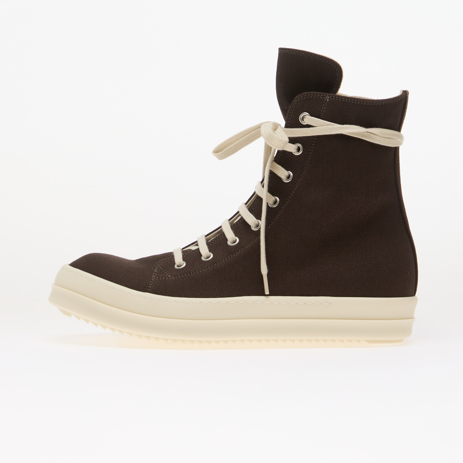 Sneakers Rick Owens DRKSHDW Denim Shoes - Vegan Sneaks Dark Dust/ Milk UK 8