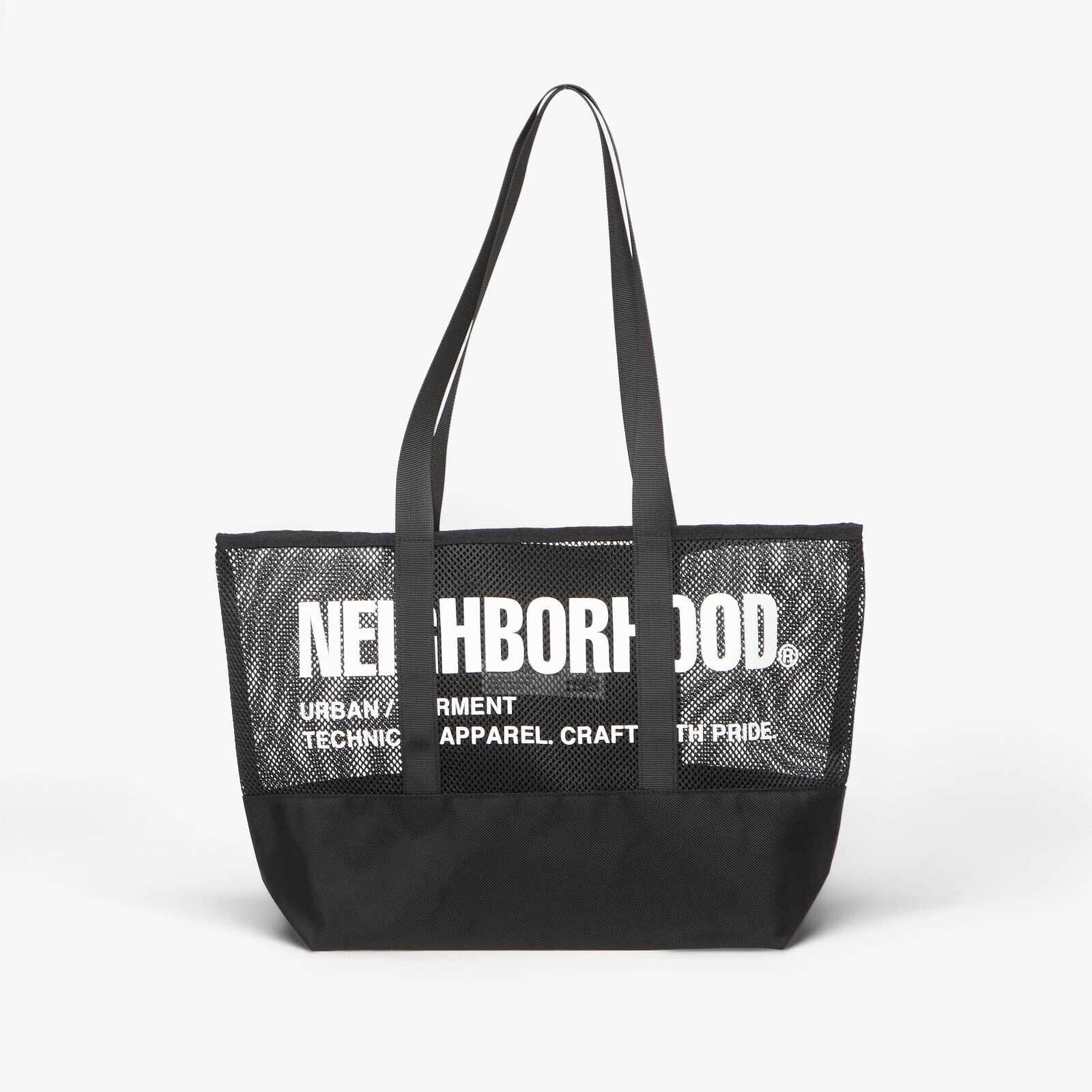 Bag NEIGHBORHOOD Mesh Tote Bag Black Universal