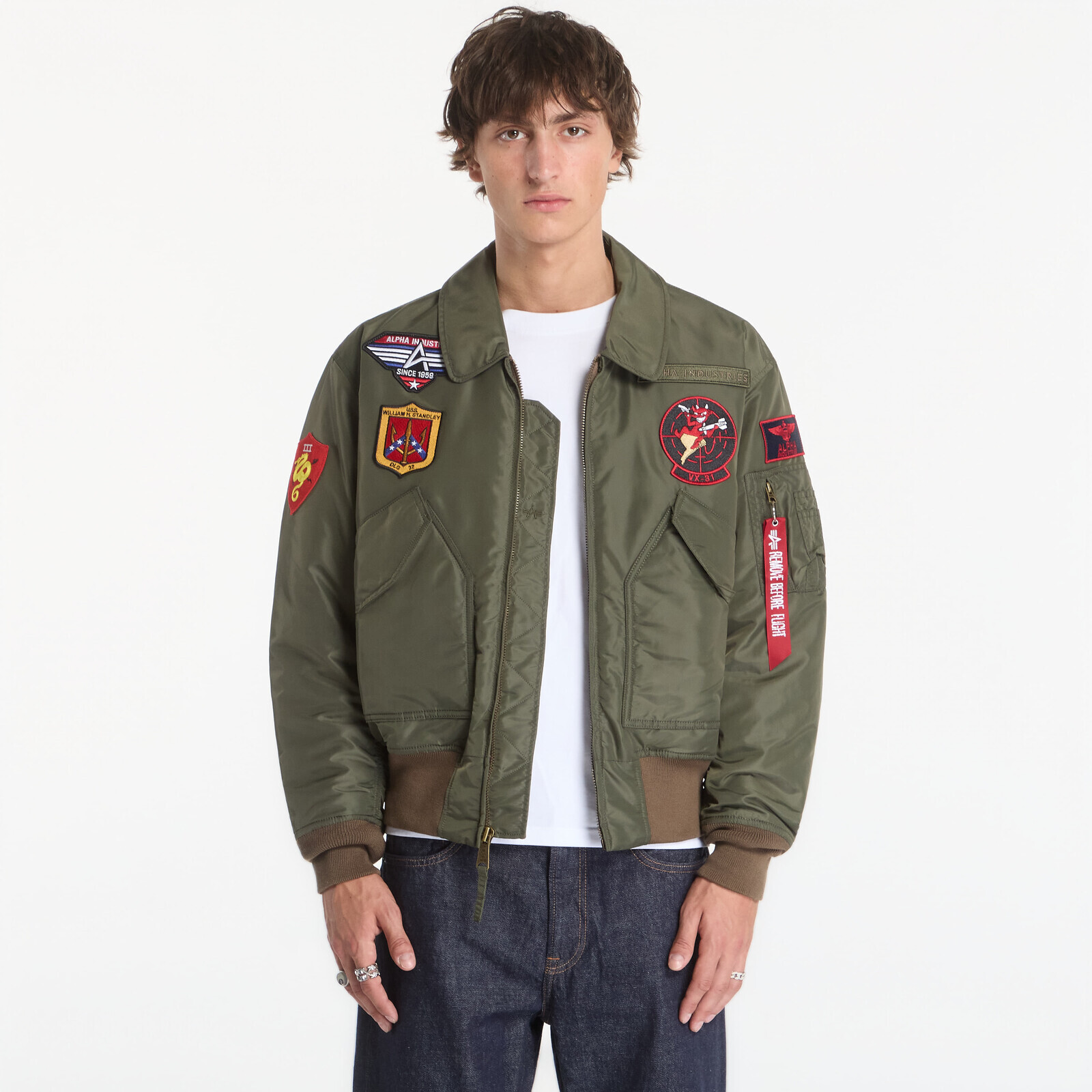 Bomber Alpha Industries CWU-45/P Devils Brigade Dark Olive XXL