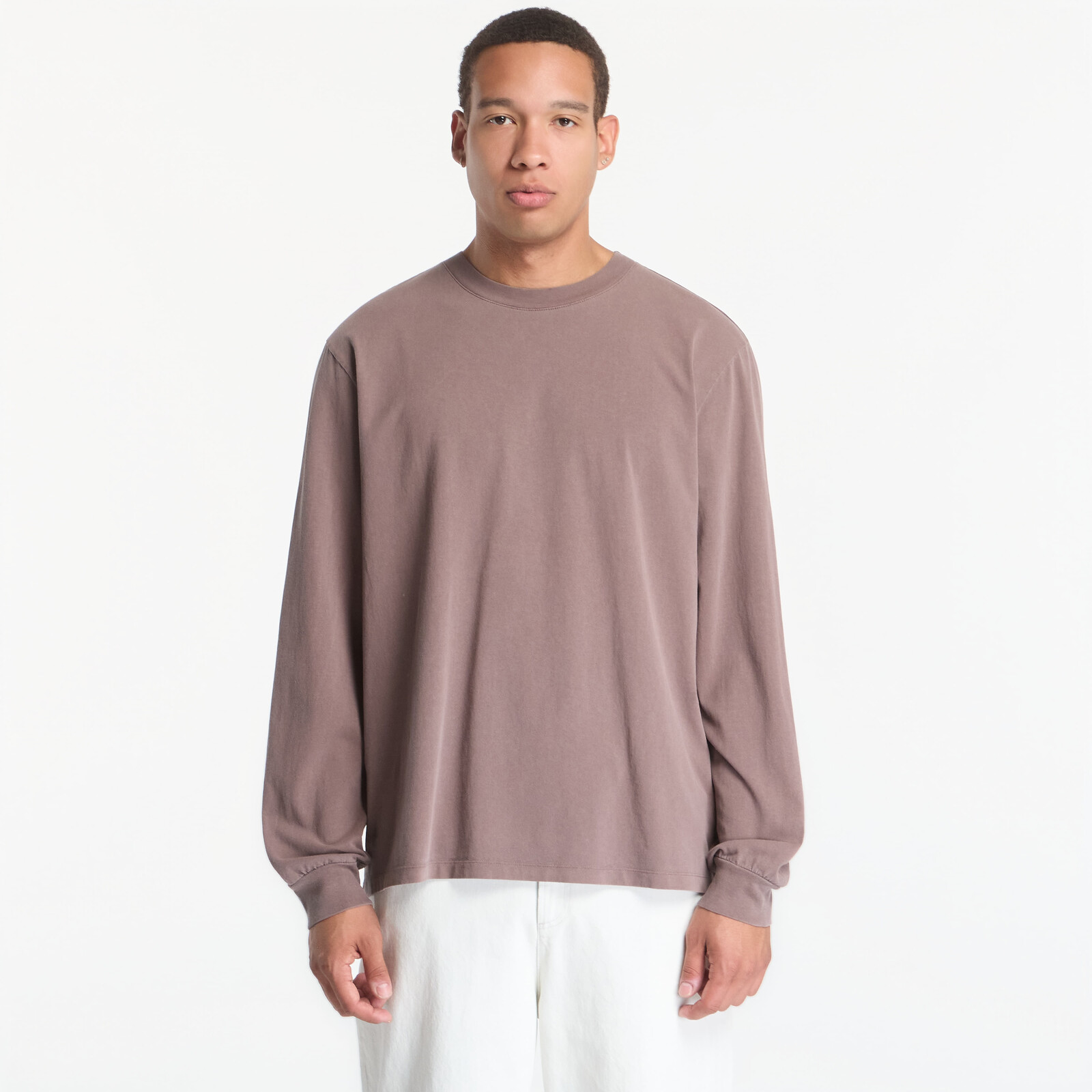 T-shirt A.P.C. Long Sleeve T-Shirt Winter 26 UNISEX Hazelnut Brown M