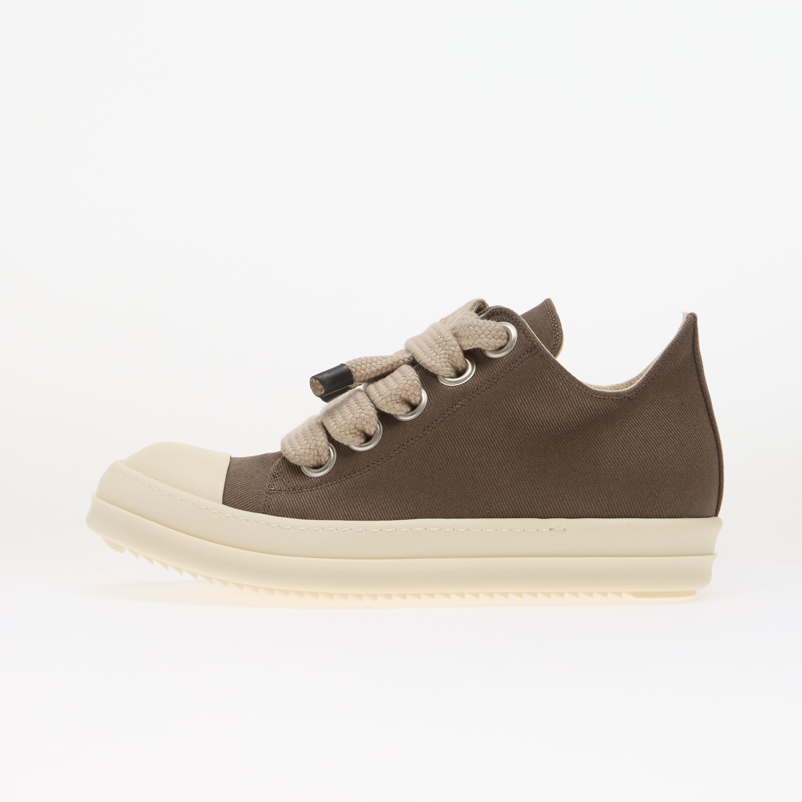 Sneakers Rick Owens DRKSHDW Denim Shoes - Jumbolace Low Sneaks Dust/ Milk/ Milk UK 8