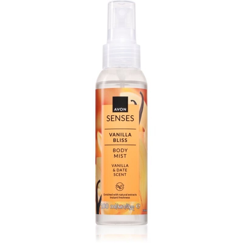 Avon Senses Vanilla Bliss body spray for women 100 ml