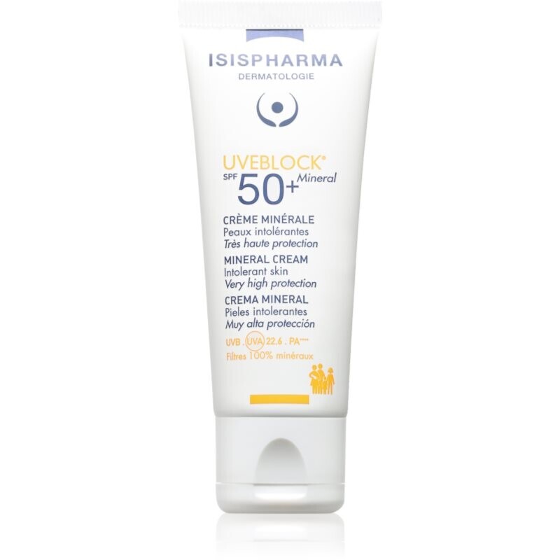 ISISPHARMA Uveblock SPF 50+ Mineral mineral cream SPF 50+ 40 ml