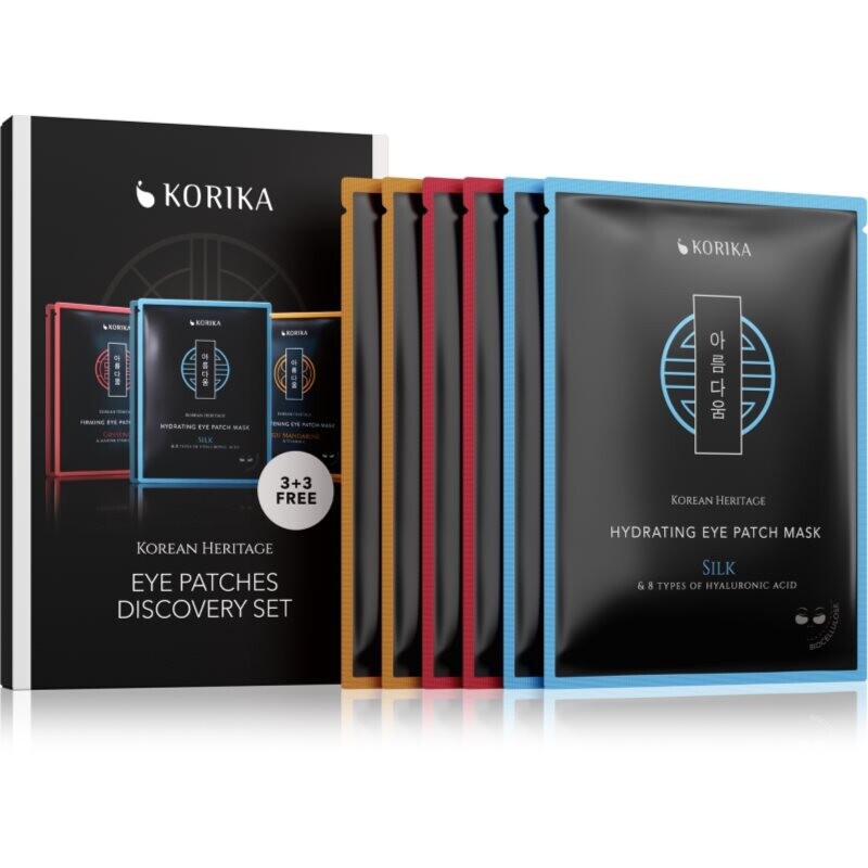 KORIKA Korean Heritage Eye Patches Discovery Set set for the eye area 6 pc