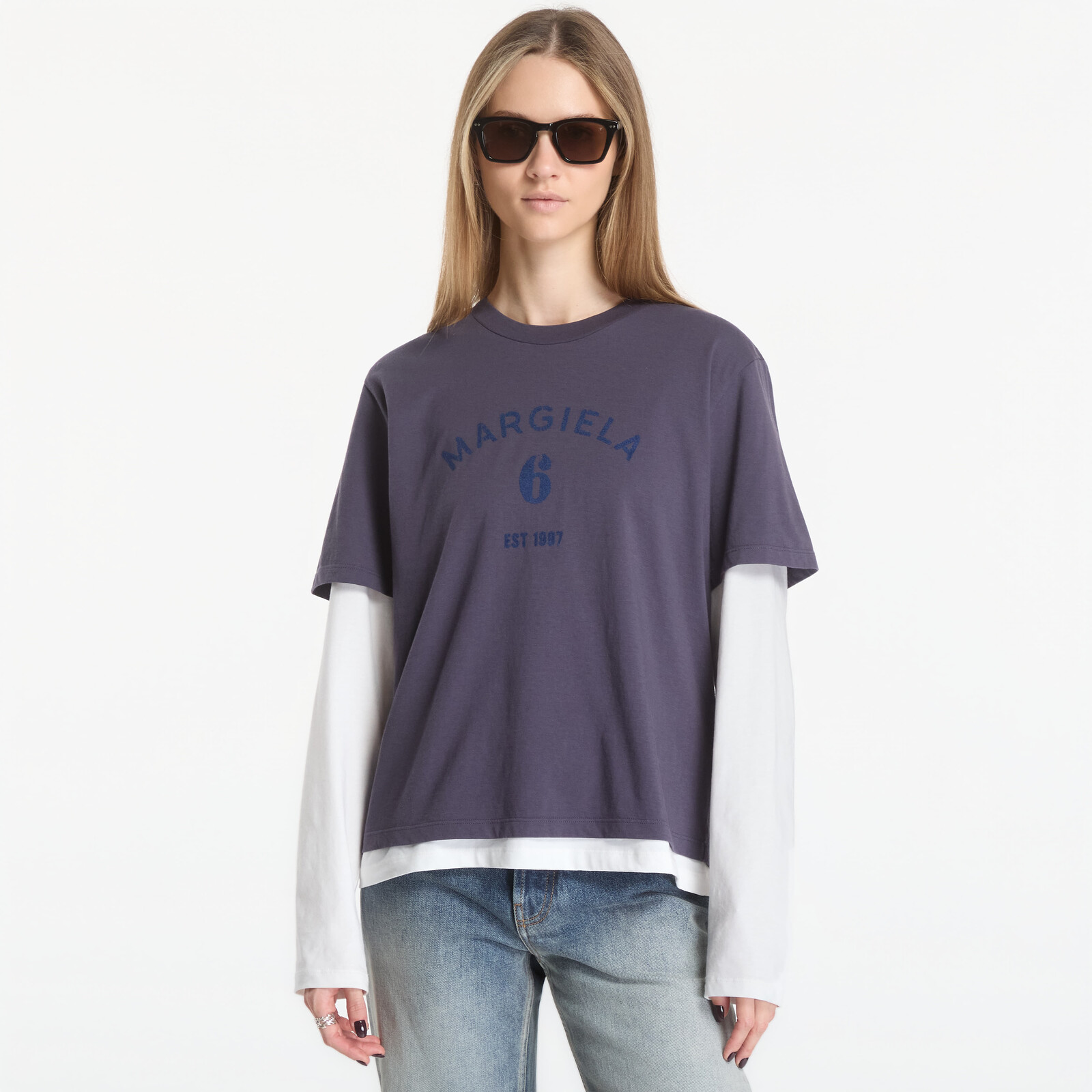 T-shirt MM6 T-Shirt Midnight Blue L