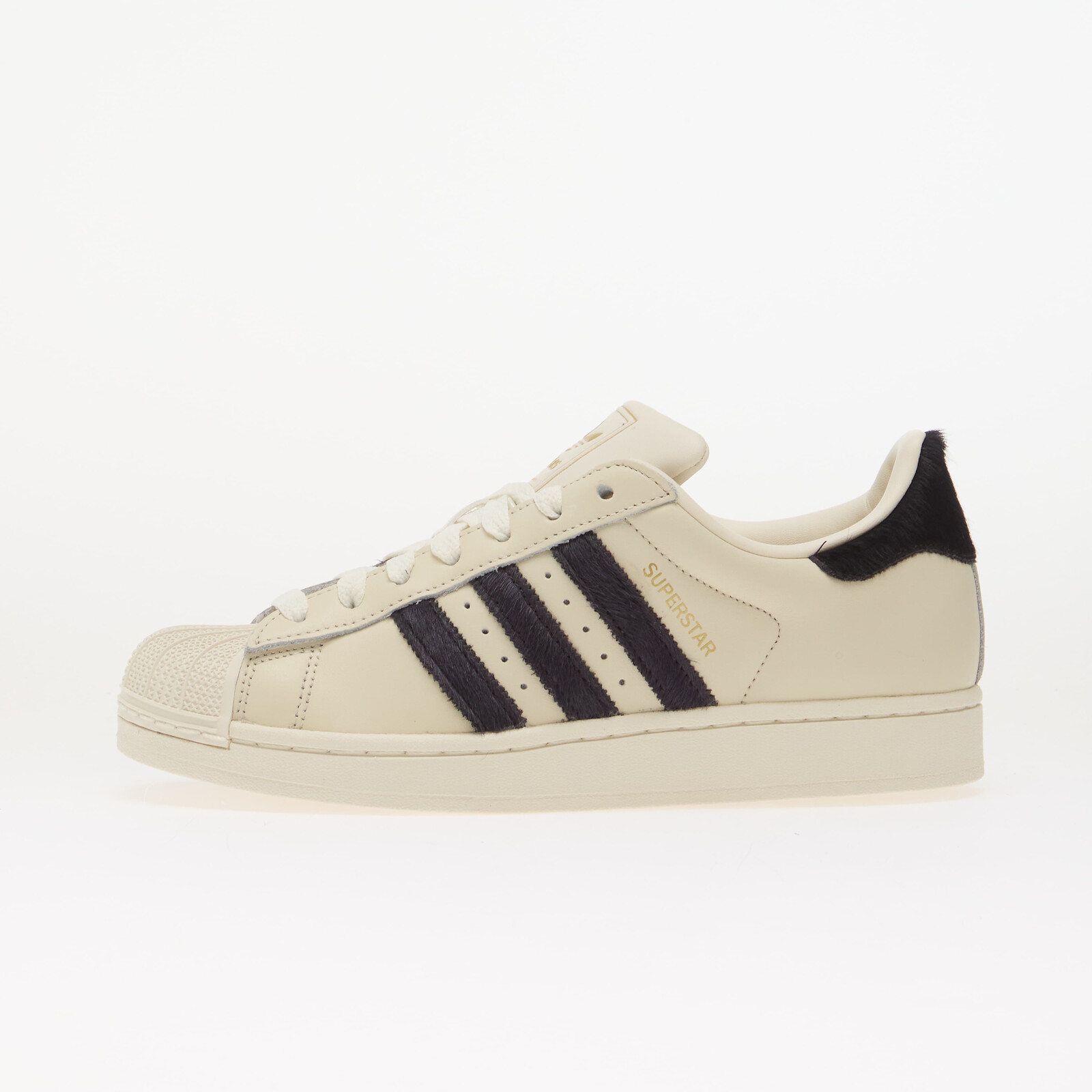 Sneakers adidas Superstar II Off White/ Aurora Black/ Gold Metallic UK 3
