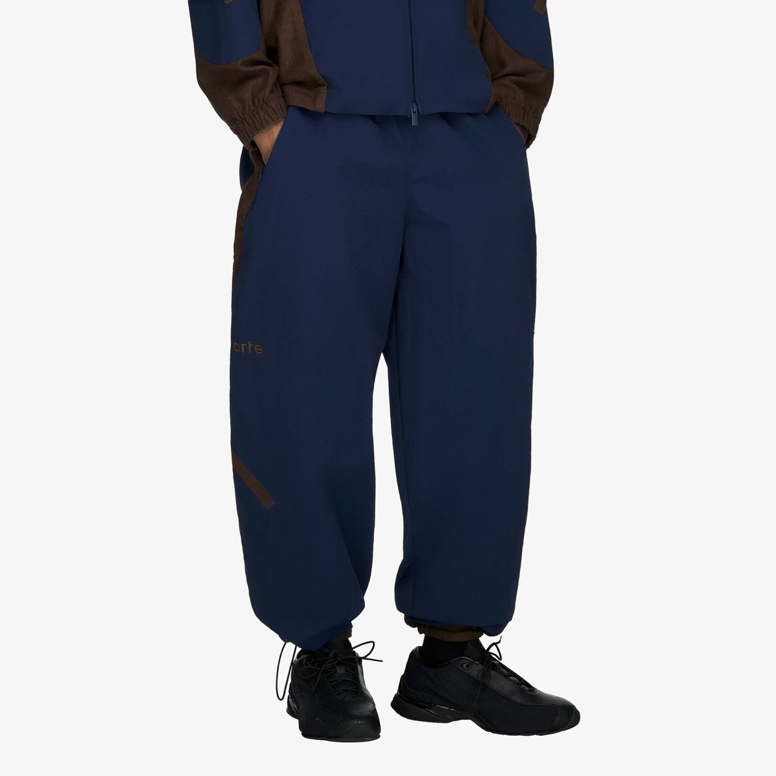 Pants adidas x Arte Antwerp Z.N.E. Material Mix Trackpant Collegiate Navy/ Dust Cargo L