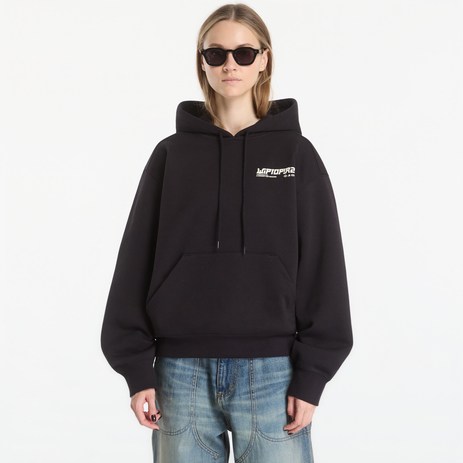 Sweatshirt Carhartt WIP Hooded Wiptopia II Sweat Black XS