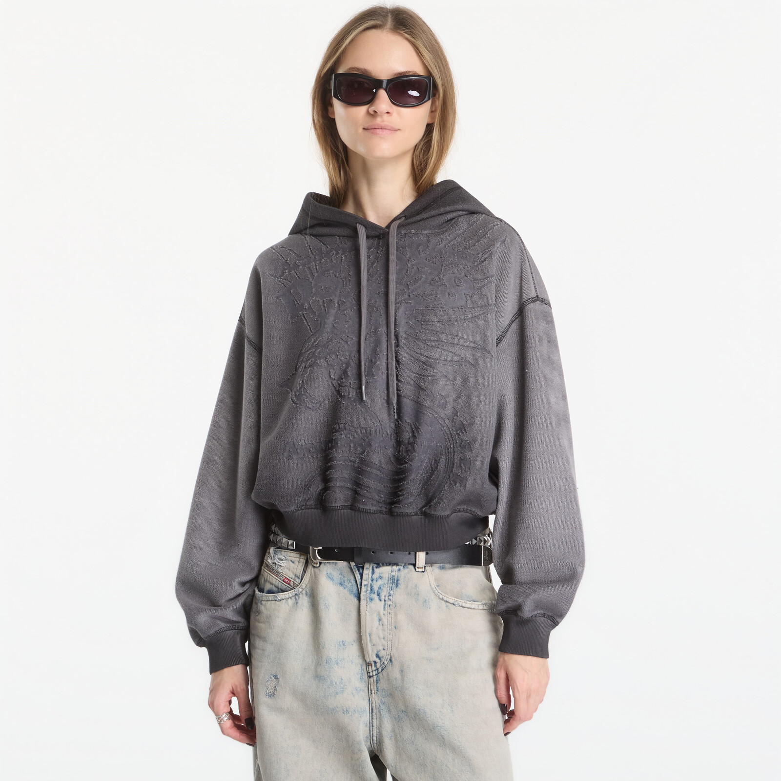 Sweatshirt Diesel F-Sunny-Hood Sweat-Shirt Plum Kitten XS