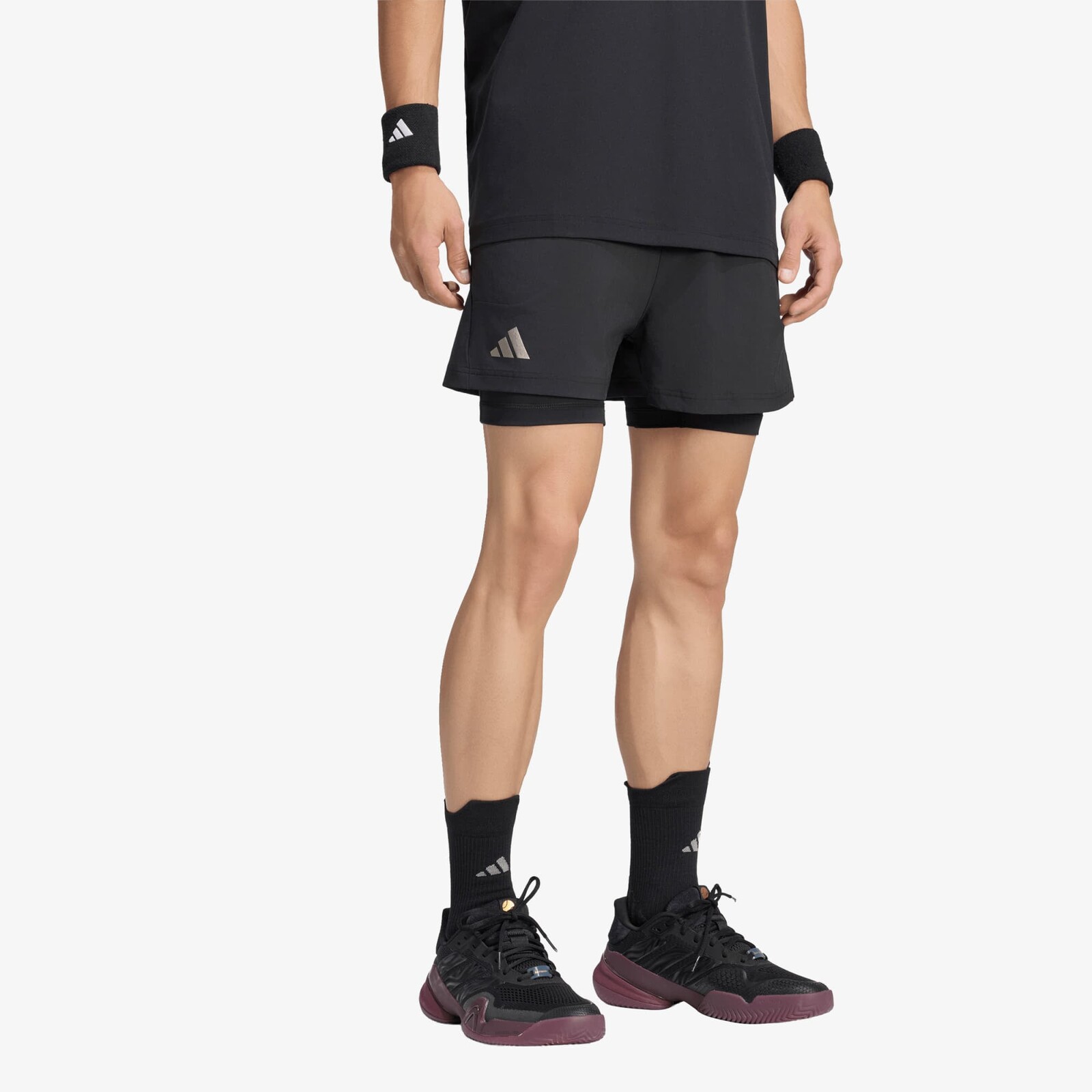 adidas Tennis Climacool Shorts & Tight Set Black L