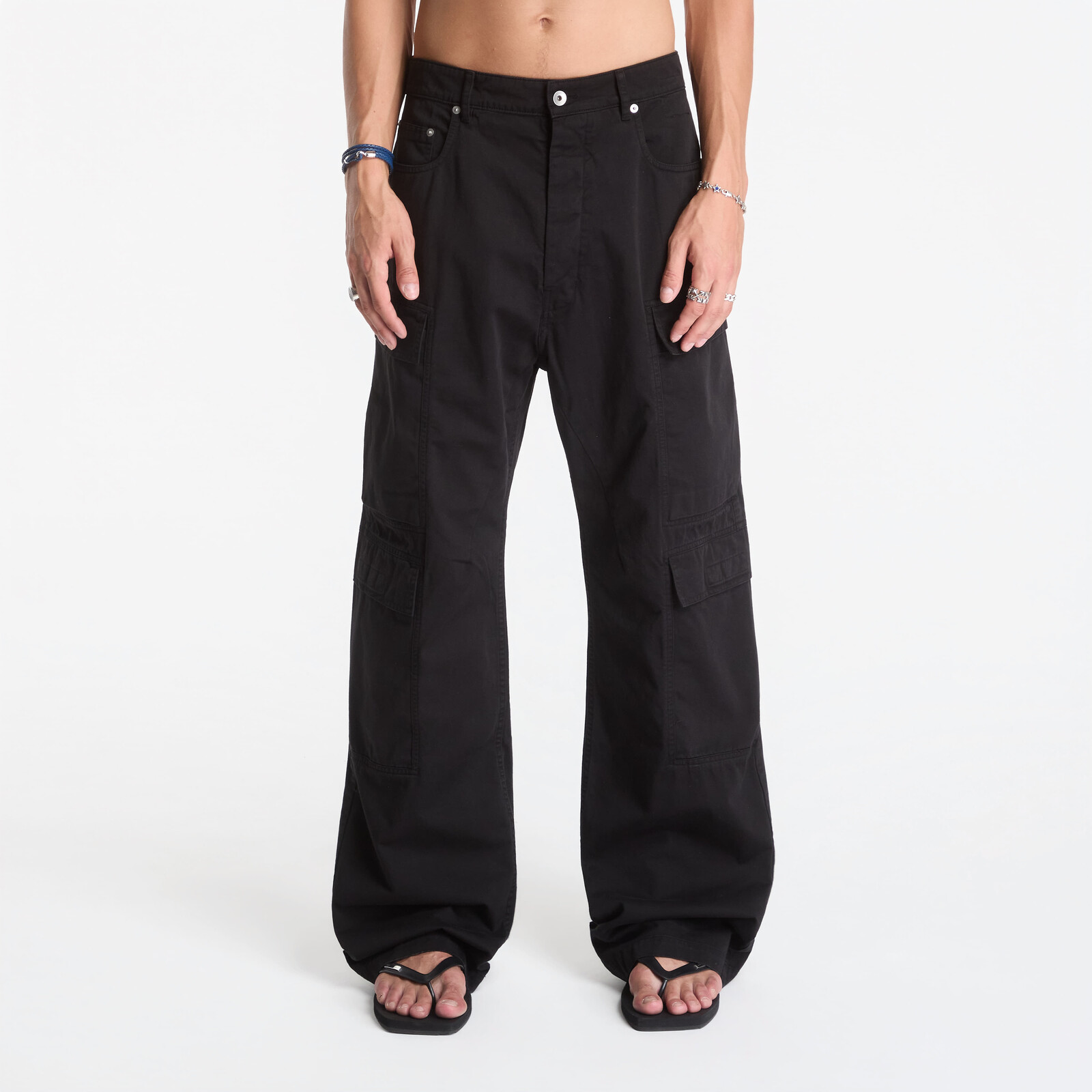 Pants Rick Owens DRKSHDW Double Cargo Jeans Black 33