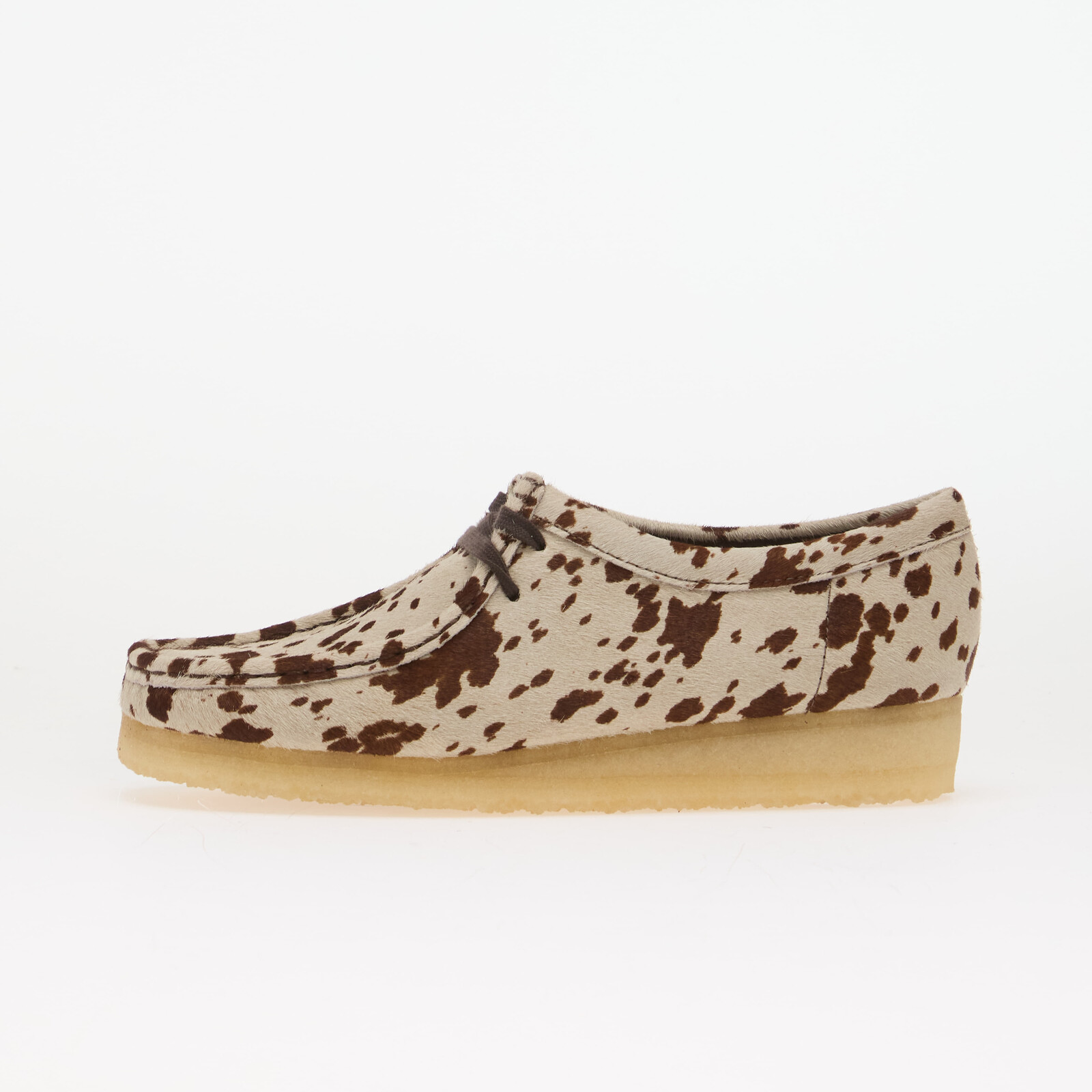 Sneakers Clarks Originals Wallabee Brown Cow Print UK 5