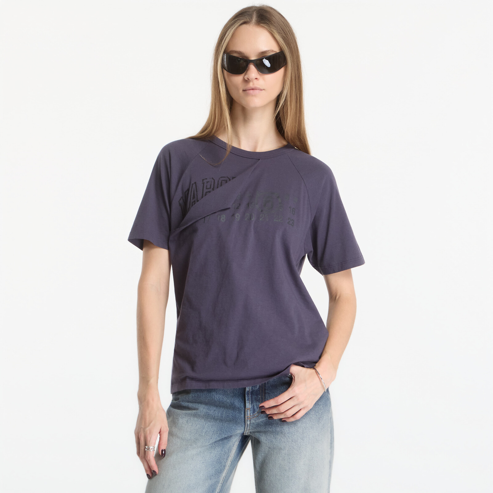 T-shirt MM6 T-Shirt Midnight Blue M