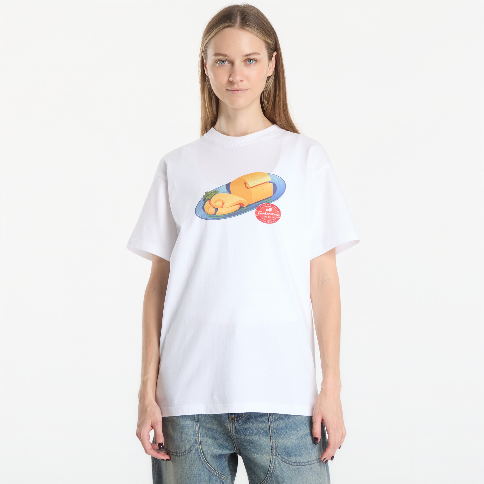 T-shirt Carhartt WIP S/S Fromage T-Shirt UNISEX White XL