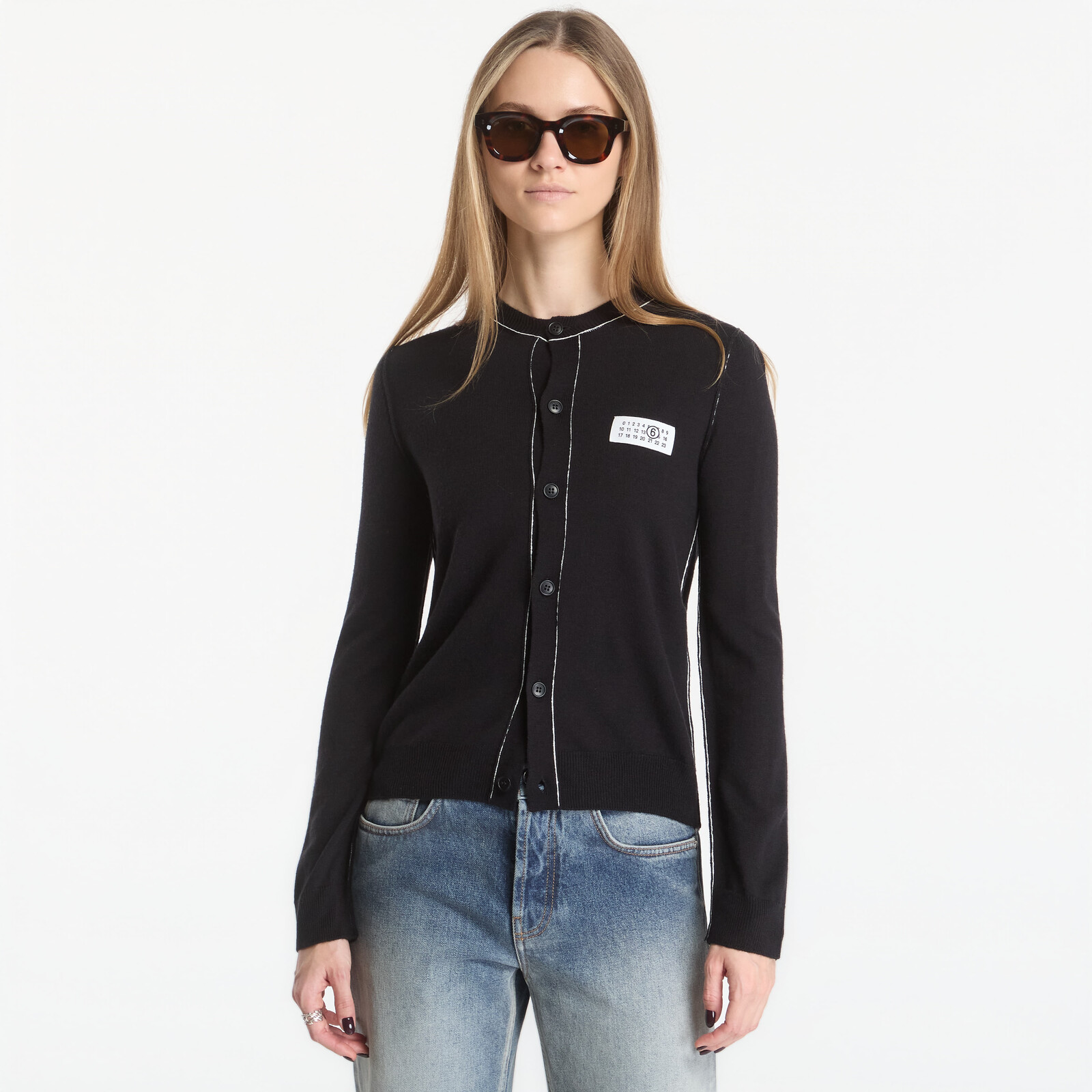 Sweater MM6 Cardigan Black M