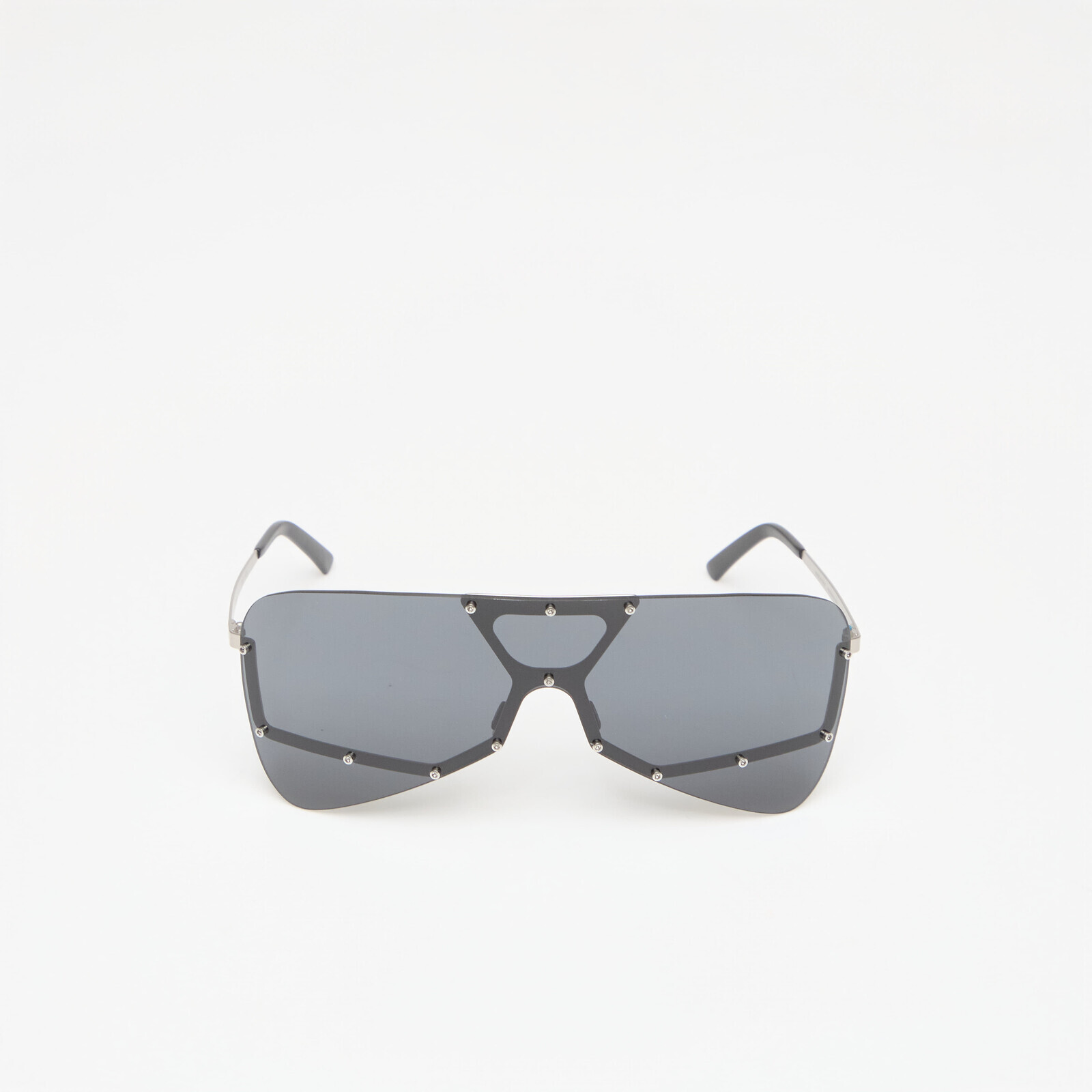 Sunglasses Rick Owens Sunglasses Tower Silver Temple/ Black Lens Universal